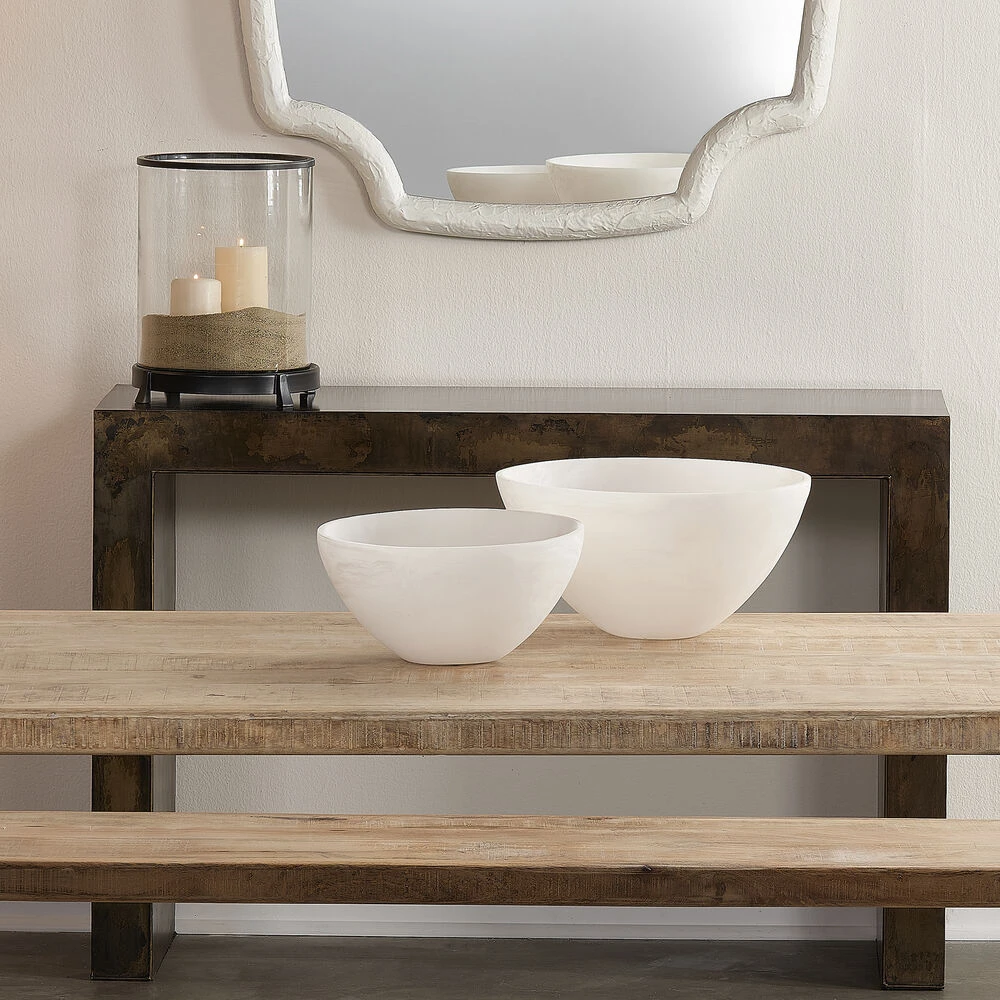 Charlemagne 48 X 15 Inch Acid Washed Metal Console Table - Image 4