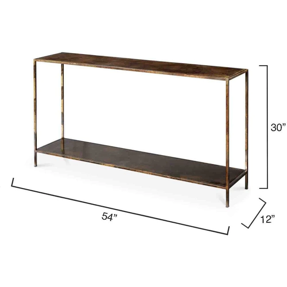 Royal 54 Inch Brown Console Table - Image 3