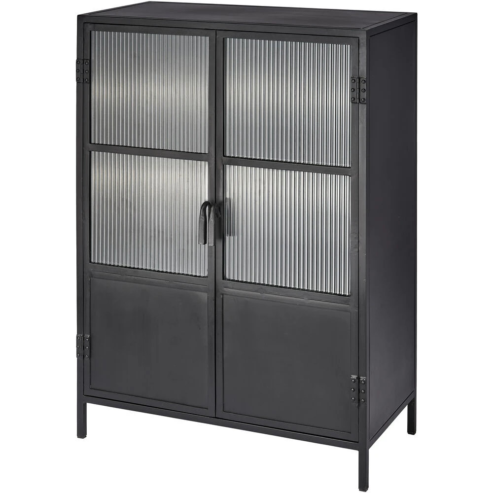Vitrino Black 2 Door Dresser - Image 5