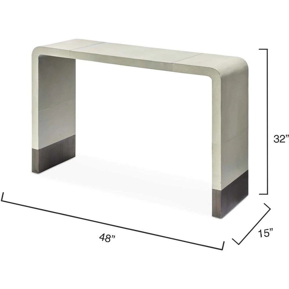 Waterfall 48 Inch Grey Console - Image 3
