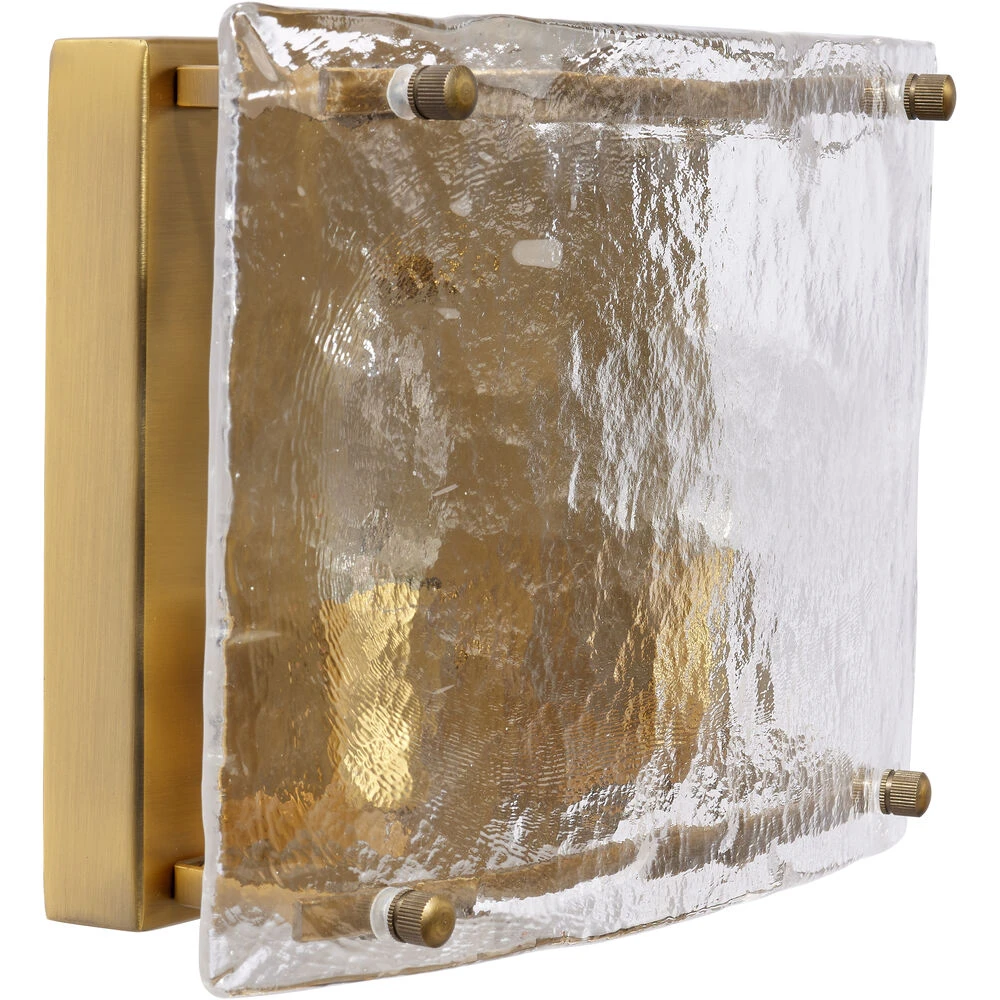 Glenn 2 Light 14 Inch Antique Brass Double Wall Sconce Wall Light - Image 6