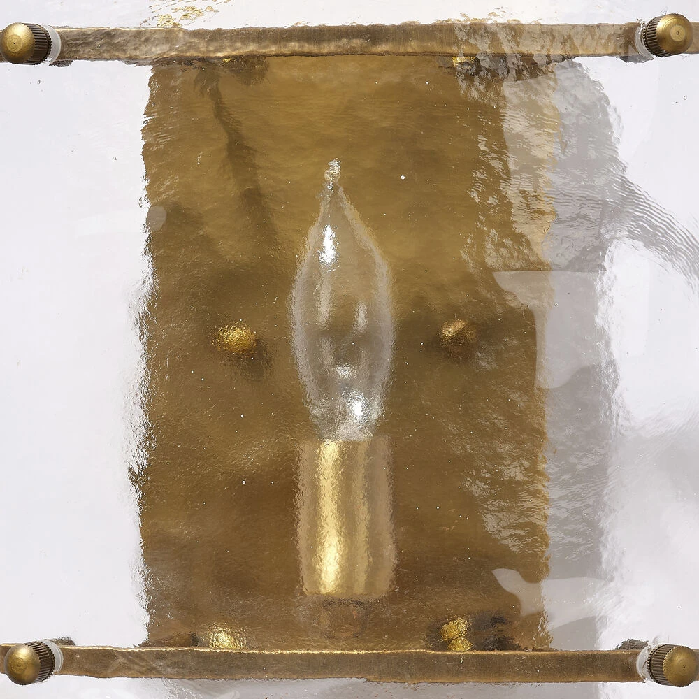 Glenn 1 Light 9.5 Inch Antique Brass Wall Sconce Wall Light - Image 4