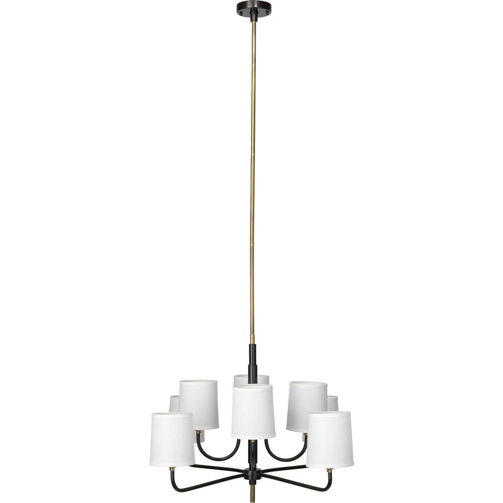 Lawton 8 Light 33 Inch Antique Brass Chandelier Ceiling Light