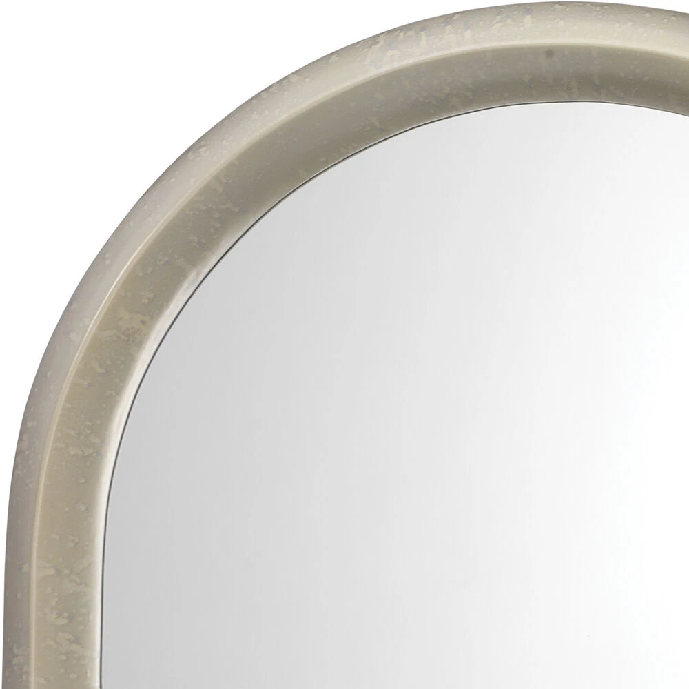 Altitude Oval 39 X 24 Inch Dove Grey Splash Mirror - Image 2