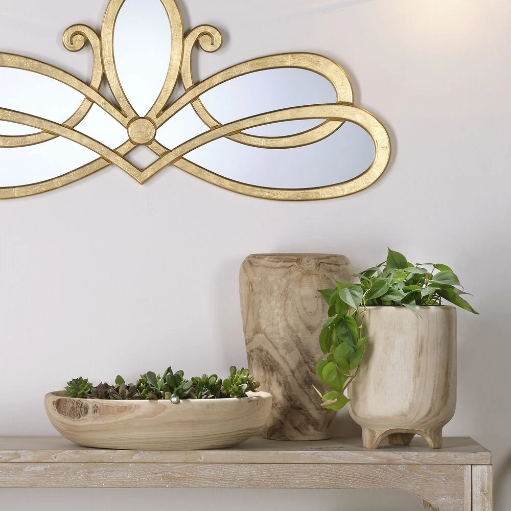 Canyon 12 X 9.5 Inch Wooden Vase - Image 6