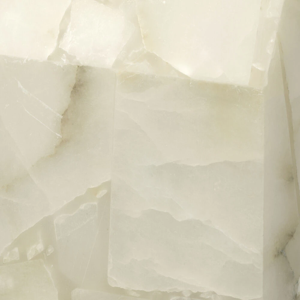 Tall House Alabaster Decorative Object - Image 4