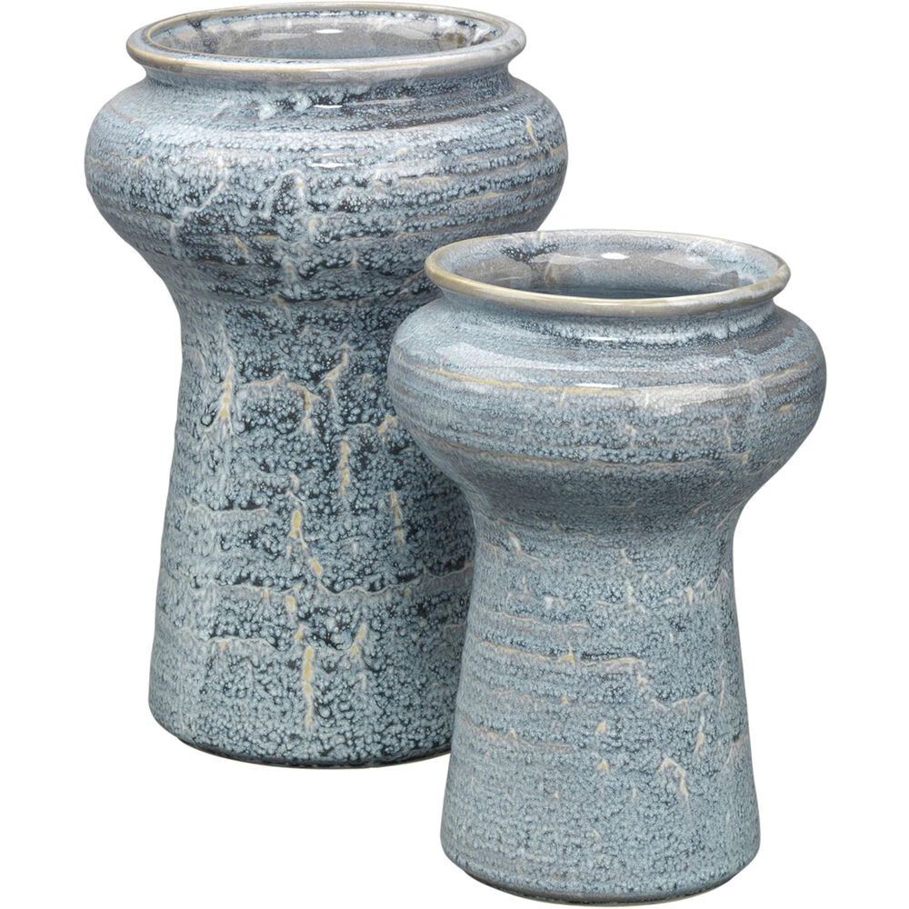 Snorkel 12 X 8 Inch Vases, Set Of 2