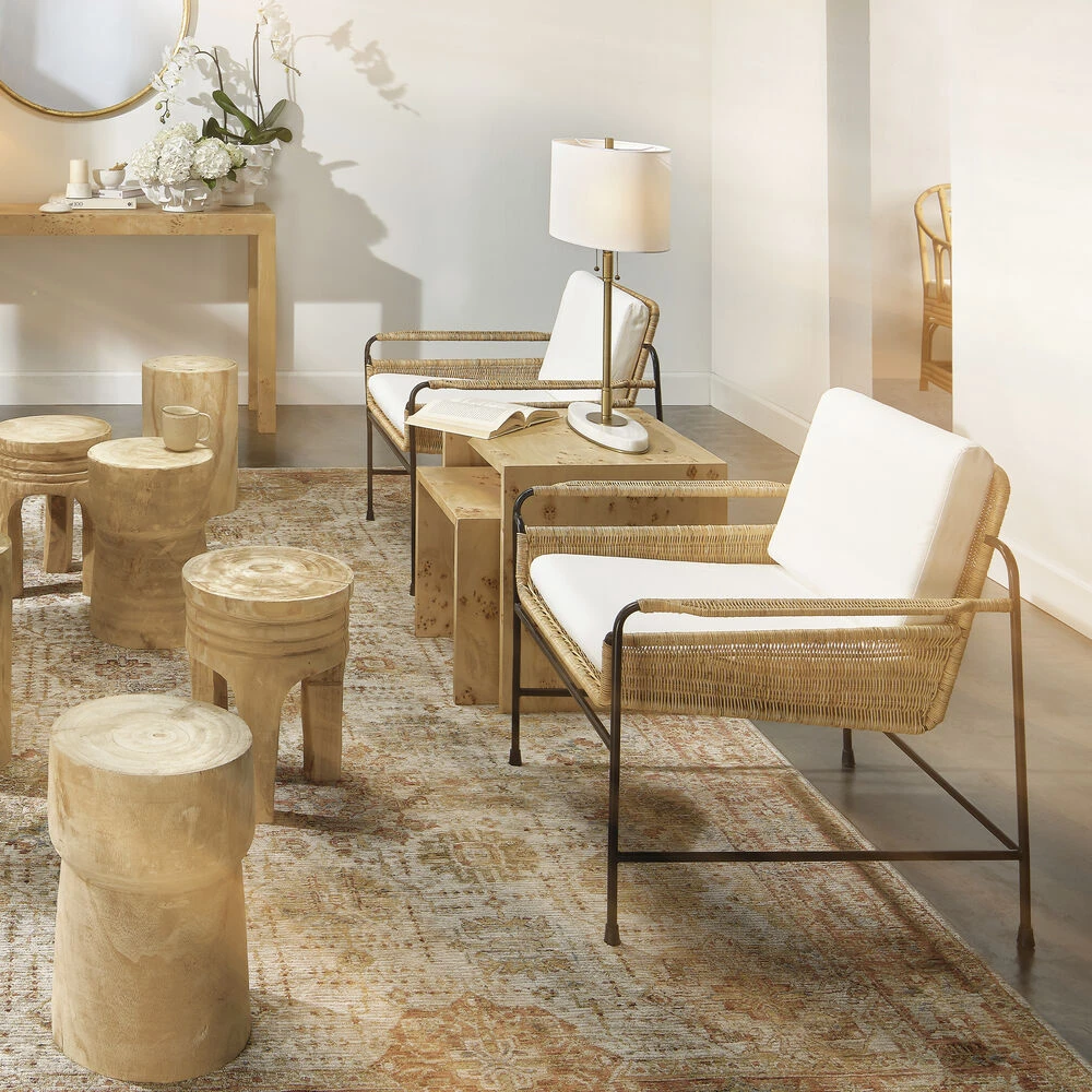 Barcroft 28 Inch 25.00 Watt Antique Brass & White Table Lamp Portable Light - Image 5