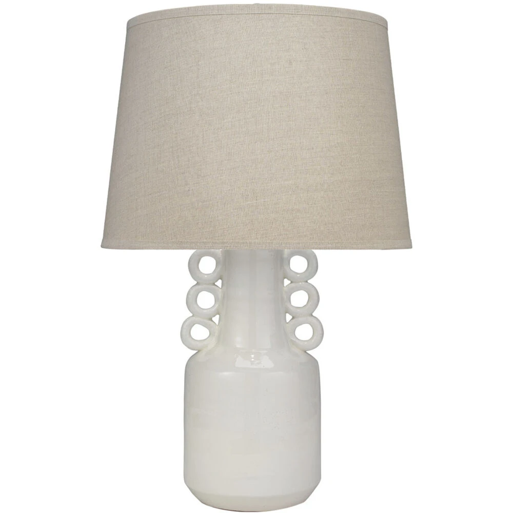 Circus 26.5 Inch 150.00 Watt White Ceramic Table Lamp Portable Light