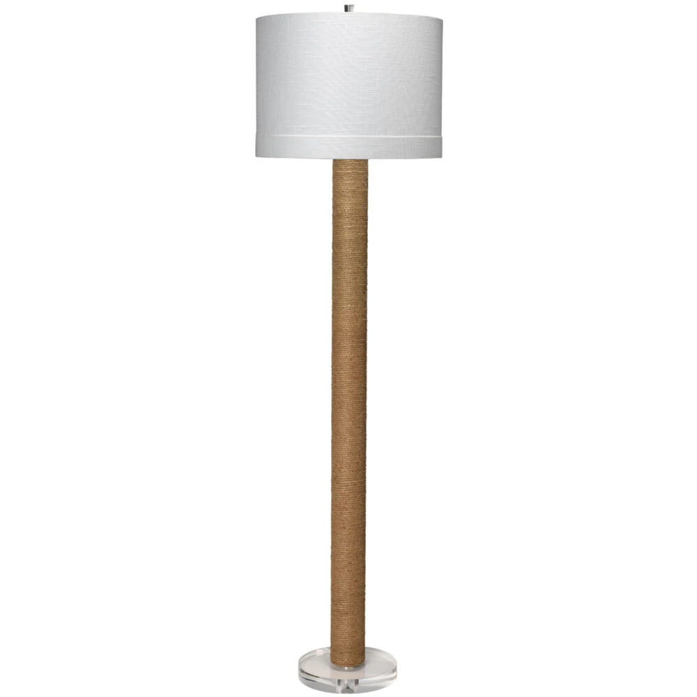 Cylinder 68 Inch 150.00 Watt Natural Floor Lamp Portable Light