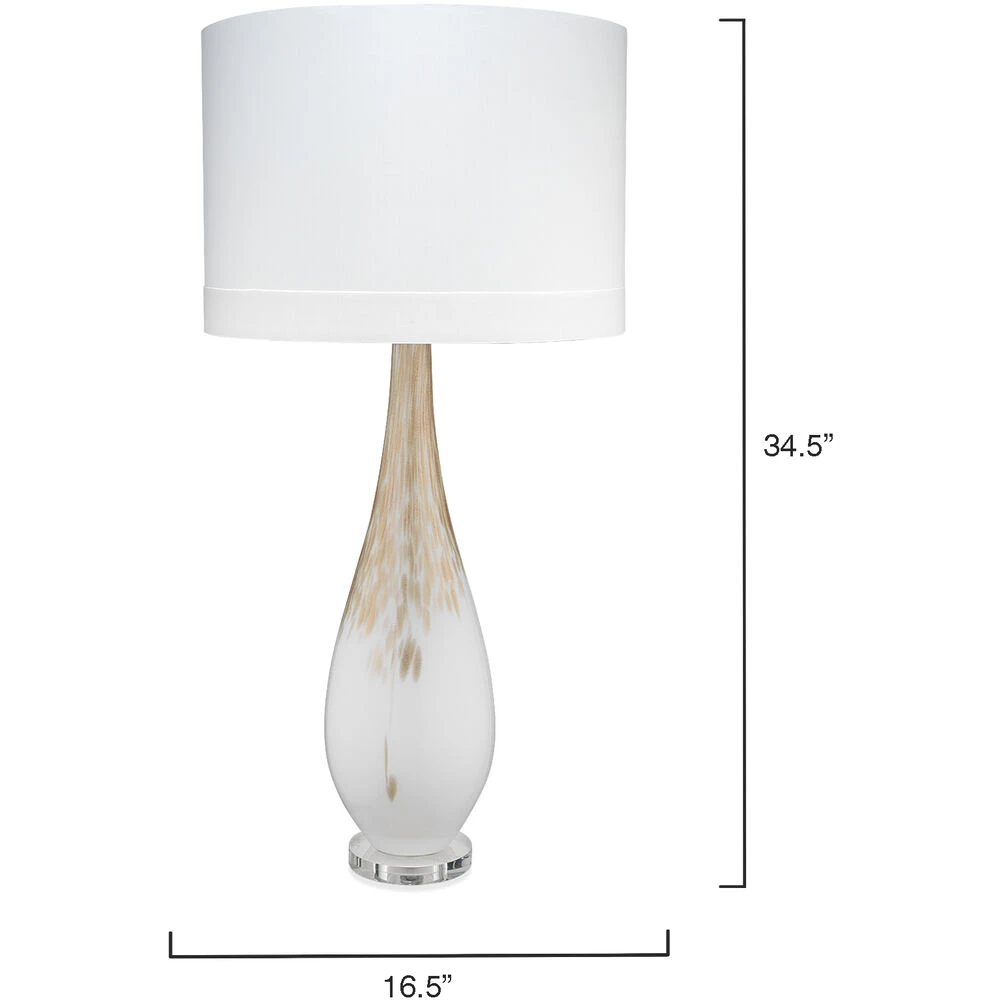 Dewdrop 35 Inch 150.00 Watt Gold Ombre Table Lamp Portable Light - Image 4