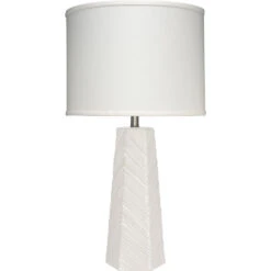 High Rise 32 Inch 150.00 Watt Cream Table Lamp Portable Light