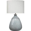 Levi 28.5 Inch 150.00 Watt Washed Blue Reactive Glaze Ceramic Table Lamp Portable Light