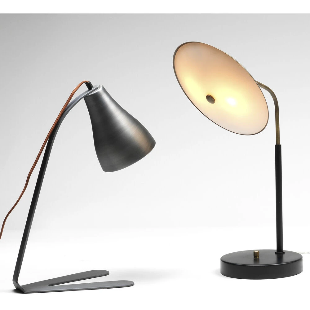 Marvin 20 Inch 7.00 Watt Brushed Brass & Matte Black Desk Lamp Portable Light - Image 2