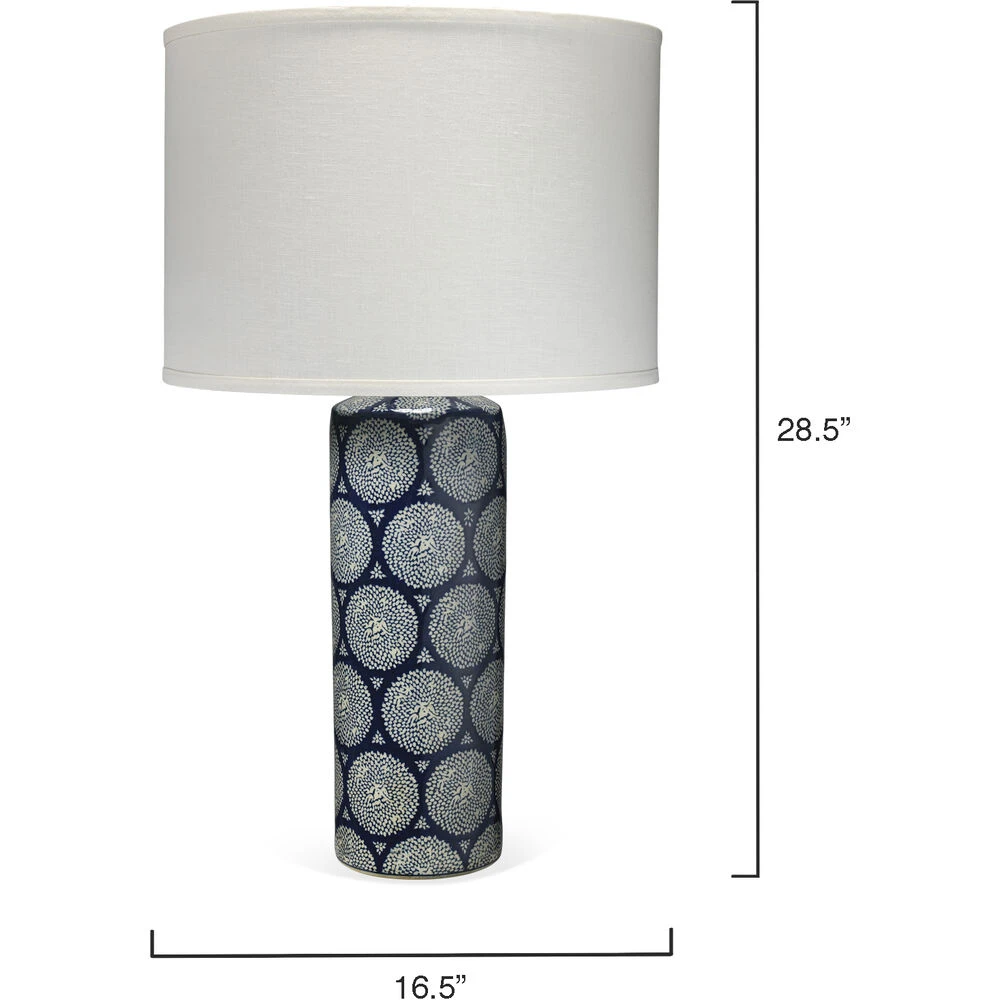 Neva 29 Inch 150.00 Watt Blue And Table Lamp Portable Light - Image 5