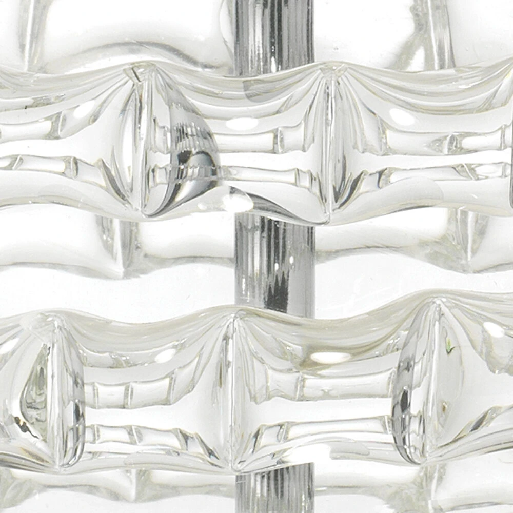 Ribbon 20 Inch 60.00 Watt Clear Glass Table Lamp Portable Light - Image 2