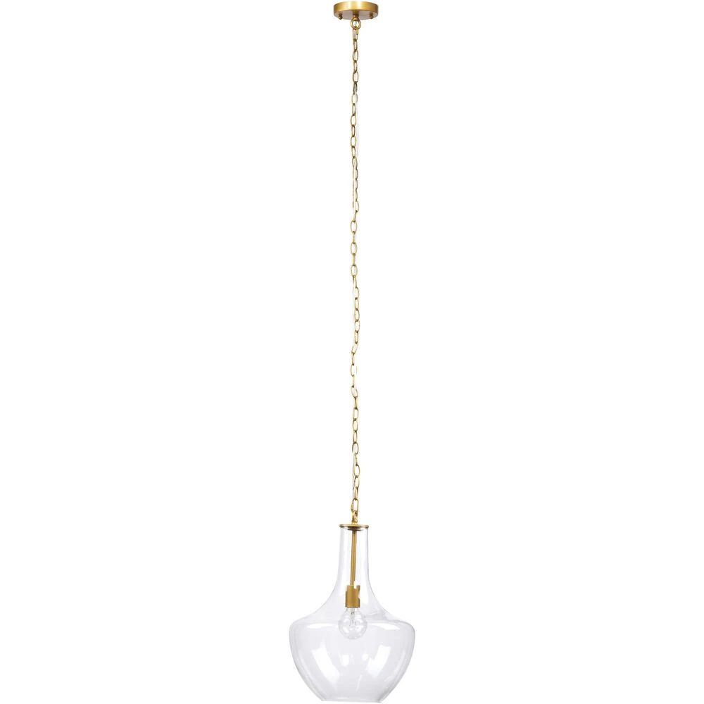 Sutton 1 Light 13 Inch Clear Pendant Ceiling Light - Image 7