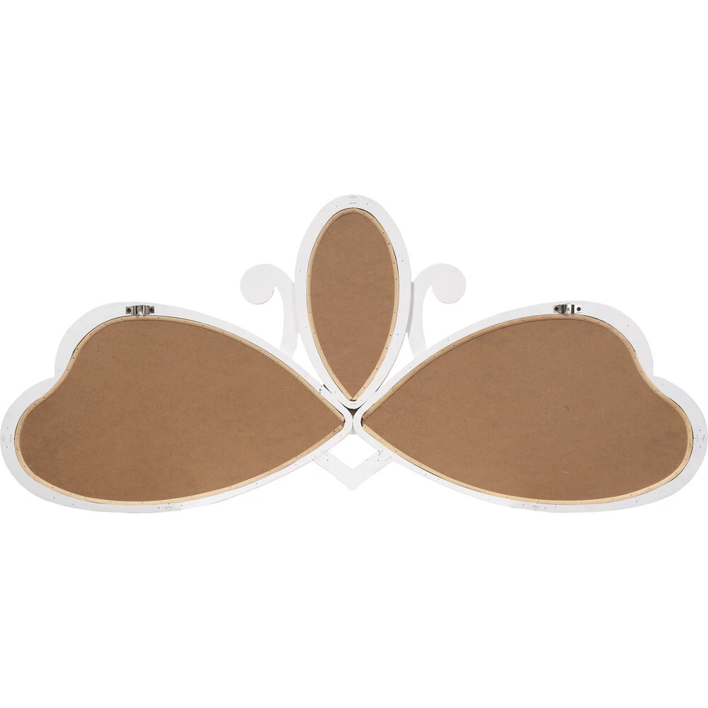 Scroll 46 X 20 Inch White Mirror - Image 5